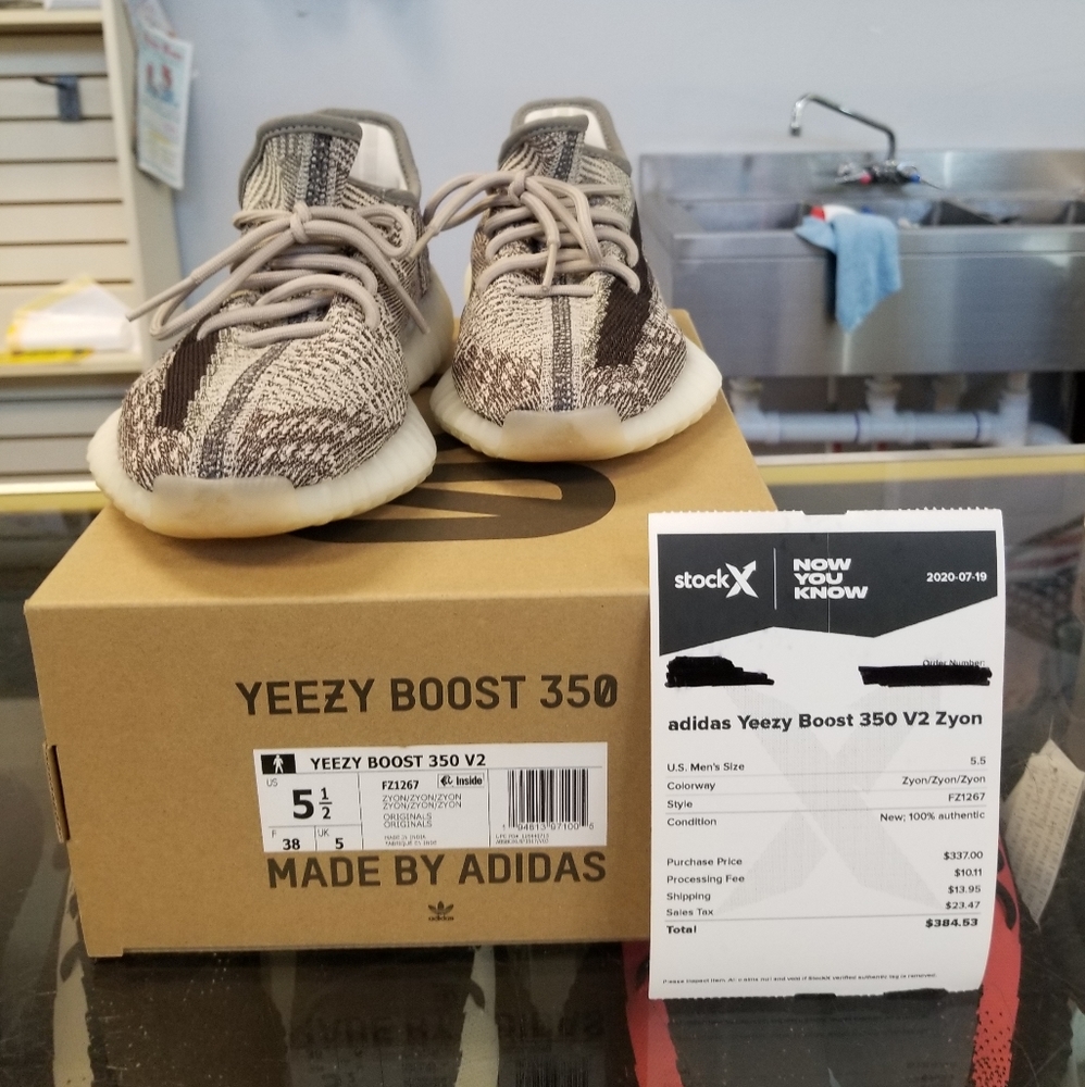 Stockx Authenticated Yeezy Zyon